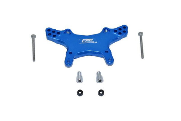 Losi 1/18 Mini-T 2.0 2WD Stadium Truck Aluminum Front Damper Mount - 1Pc Set Blue