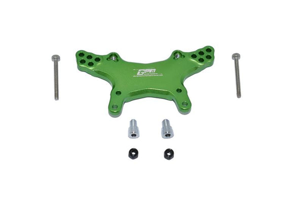 Losi 1/18 Mini-T 2.0 2WD Stadium Truck Aluminum Front Damper Mount - 1Pc Set Green