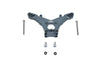 Losi 1/18 Mini-T 2.0 2WD Stadium Truck Aluminum Rear Damper Mount - 1Pc Set Gray Silver