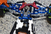 Losi 1/18 Mini-T 2.0 2WD Stadium Truck Aluminum Steering Assembly - 7Pc Set Orange