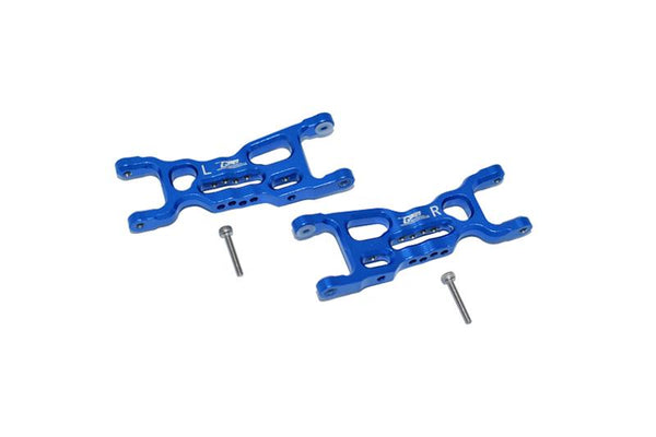 Losi 1/18 Mini-T 2.0 2WD Stadium Truck Aluminum Front Lower Arms - 2Pc Set Blue