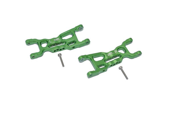 Losi 1/18 Mini-T 2.0 2WD Stadium Truck Aluminum Front Lower Arms - 2Pc Set Green