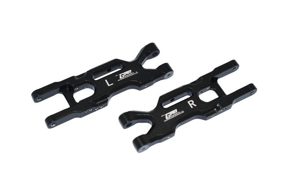 Losi 1/18 Mini-T 2.0 2WD Stadium Truck Aluminum Rear Lower Arms - 2Pc Set Black