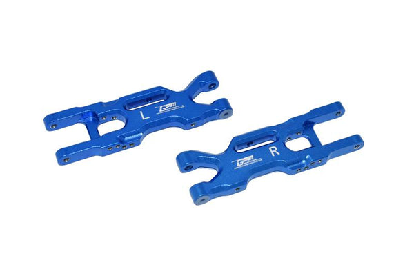 Losi 1/18 Mini-T 2.0 2WD Stadium Truck Aluminum Rear Lower Arms - 2Pc Set Blue