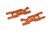 Losi 1/18 Mini-T 2.0 2WD Stadium Truck Aluminum Rear Lower Arms - 2Pc Set Orange