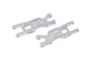 Losi 1/18 Mini-T 2.0 2WD Stadium Truck Aluminum Rear Lower Arms - 2Pc Set Silver