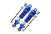 Losi 1/18 Mini-T 2.0 2WD Stadium Truck Aluminum Rear Spring Dampers (60mm) - 2Pc Set Blue
