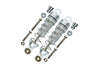 Losi 1/18 Mini-T 2.0 2WD Stadium Truck Aluminum Rear Spring Dampers (60mm) - 2Pc Set Silver