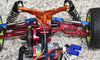 Losi 1/18 Mini-T 2.0 2WD Stadium Truck Aluminum + Stainless Steel Adjustable Tie Rods - 18Pc Set Blue