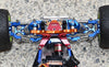 Losi 1/18 Mini-T 2.0 2WD Stadium Truck Aluminum + Stainless Steel Adjustable Tie Rods - 18Pc Set Blue
