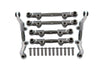 Losi 1/18 Mini-T 2.0 2WD Stadium Truck Aluminum + Stainless Steel Adjustable Tie Rods - 18Pc Set Silver