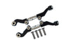 Losi 1/18 Mini-T 2.0 2WD Stadium Truck Aluminum + Stainless Steel Adjustable Front Steering Tie Rod - 6Pc Set Black