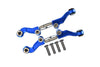 Losi 1/18 Mini-T 2.0 2WD Stadium Truck Aluminum + Stainless Steel Adjustable Front Steering Tie Rod - 6Pc Set Blue