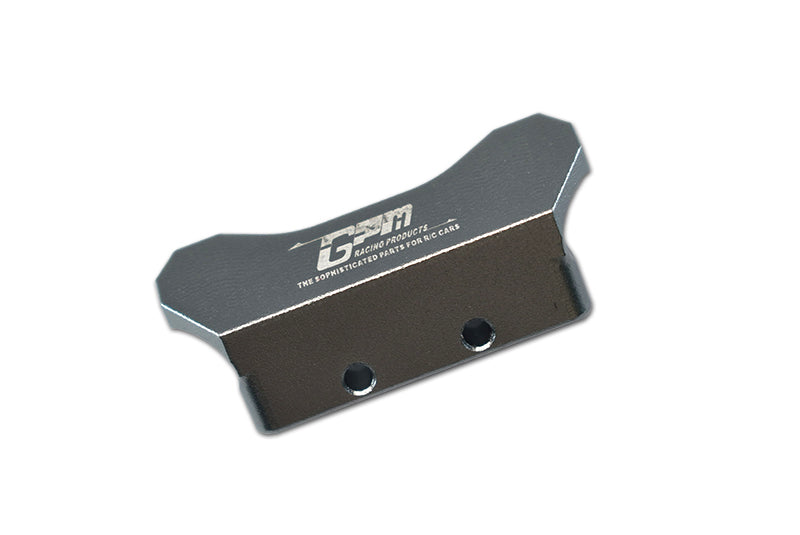 Losi 1/18 Mini-T 2.0 2WD Stadium Truck Upgrade Parts Aluminium Rear Bumper - 1Pc Set Gray Silver