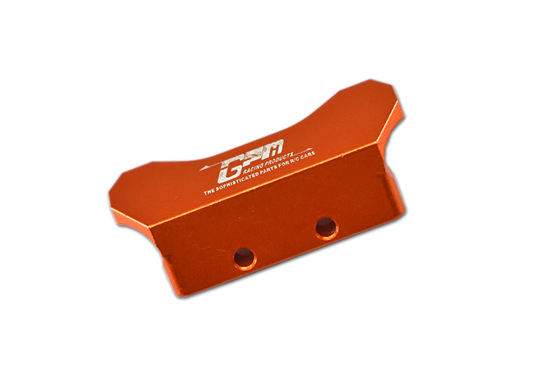 Losi 1/18 Mini-T 2.0 2WD Stadium Truck Upgrade Parts Aluminium Rear Bumper - 1Pc Set Orange