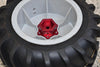 Aluminum Hex Adapters Converter (+10mm) For Losi 1:8 LMT 4WD Solid Axle Monster Truck LOS04022 / LMT Grave Digger / Son-uva Digger LOS04021 / TLR Tuned LMT Kit LOS04027 Upgrades - 14Pc Set Red