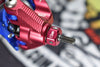 Losi 1/8 LMT 4WD Solid Axle Monster Truck Upgrade Parts Aluminum 6061-T6 Hex Adapter (12mmx8mm) - Blue