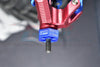 Losi 1/8 LMT 4WD Solid Axle Monster Truck Upgrade Parts Aluminum 7075-T6 Hex Adapter (17mmx8mm) - Red