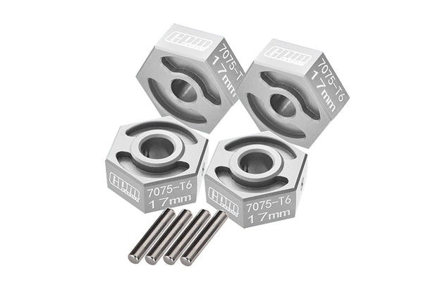 Losi 1/8 LMT 4WD Solid Axle Monster Truck Aluminium 7075-T6 Hex Adapter (17mmx8mm) - Silver