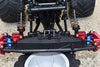 Aluminum Front C-Hubs For Losi 1:8 LMT 4WD Solid Axle Monster Truck LOS04022 / LMT Mega Truck Brushless LOS04024 / LMT Grave Digger / Son-uva Digger LOS04021 Upgrades - 10Pc Set Red