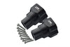 Aluminum Rear Knuckle Arm For Losi 1:8 LMT 4WD Solid Axle Monster Truck LOS04022 / LMT Mega Truck Brushless LOS04024 / LMT Grave Digger / Son-uva Digger LOS04021 Upgrades - 10Pc Set Black