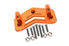 Losi 1/8 LMT 4WD Solid Axle Monster Truck Upgrade Parts Aluminum Servo Mount - 12Pc Set Orange