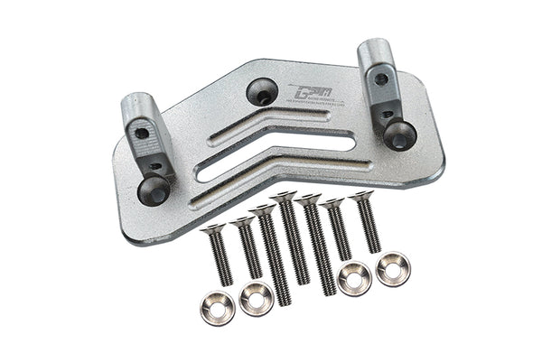 Losi 1/8 LMT 4WD Solid Axle Monster Truck Upgrade Parts Aluminum Servo Mount - 12Pc Set Silver