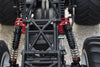 Aluminum Front Or Rear Shock Mount For Losi 1:8 LMT 4WD Solid Axle Monster Truck LOS04022 / LMT Mega Truck Brushless LOS04024 / LMT Grave Digger / Son-uva Digger LOS04021 Upgrades - 2Pc Set Green