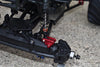Aluminum Front Or Rear Lower Shock Mount For Losi 1:8 LMT 4WD Solid Axle Monster Truck LOS04022 / LMT Mega Truck Brushless LOS04024 / LMT Grave Digger / Son-uva Digger LOS04021 Upgrades - Gray Silver
