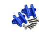 Aluminum Front Or Rear Lower Shock Mount For Losi 1:8 LMT 4WD Solid Axle Monster Truck LOS04022 / Mega Truck Brushless LOS04024 / LMT Grave Digger / Son-uva Digger LOS04021 Upgrades - 10Pc Set Blue