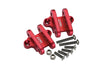 Aluminum Front Or Rear Lower Shock Mount For Losi 1:8 LMT 4WD Solid Axle Monster Truck LOS04022 / LMT Mega Truck Brushless LOS04024 / LMT Grave Digger / Son-uva Digger LOS04021 Upgrades - 10Pc Set Red