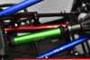 Steel + Aluminum Front+Rear Universal CVD Drive Shaft For Losi 1:8 LMT 4WD Solid Axle Monster Truck LOS04022 / LMT Grave Digger / Son-uva Digger LOS04021 Upgrades - 10Pc Set Blue