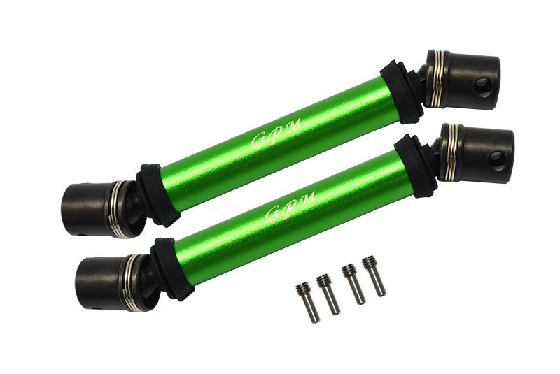 Losi 1/8 LMT 4WD Solid Axle Monster Truck LOS04022 Steel + Aluminium Front+Rear Universal CVD Drive Shaft - 10Pc Set Green