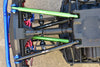 Aluminum Front Or Rear Upper & Lower Chassis Links Parts Tree For Losi 1:8 LMT 4WD Solid Axle Monster Truck LOS04022 / LMT Grave Digger / Son-uva Digger LOS04021 Upgrades - 4Pc Set Blue