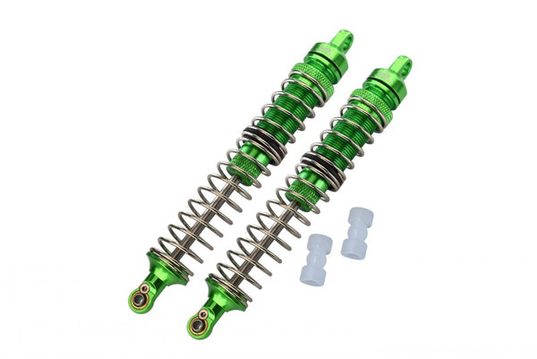 Losi 1/8 LMT 4WD Solid Axle Monster Truck LOS04022 Aluminum Front Or Rear Adjustable Spring Dampers (130mm) - 4Pc Set Green