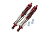Losi 1/8 LMT 4WD Solid Axle Monster Truck LOS04022 Aluminum Front Or Rear Adjustable Spring Dampers (130mm) - 4Pc Set Red