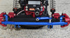 Losi 1/8 LMT 4WD Solid Axle Monster Truck Upgrade Parts Aluminum Front Steering Tie Rods - 8Pc Set Orange