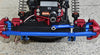 Losi 1/8 LMT 4WD Solid Axle Monster Truck Upgrade Parts Aluminum Front Steering Tie Rods - 8Pc Set Blue