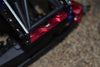 Aluminum Front Or Rear Frame Mount For Losi 1:8 LMT 4WD Solid Axle Monster Truck LOS04022 / LMT Mega Truck Brushless LOS04024 / LMT Grave Digger / Son-uva Digger LOS04021 Upgrades - 5Pc Set Red