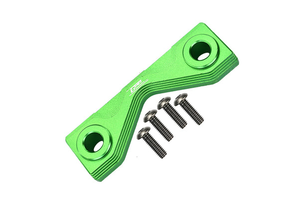 Aluminum Front Or Rear Frame Mount For Losi 1:8 LMT 4WD Solid Axle Monster Truck LOS04022 / LMT Mega Truck Brushless LOS04024 / LMT Grave Digger / Son-uva Digger LOS04021 Upgrades - 5Pc Set Green