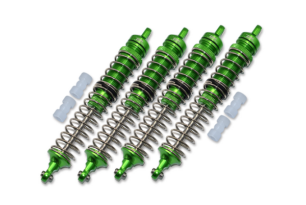 Losi 1/8 LMT 4WD Solid Axle Monster Truck LOS04022 Aluminum Upgrade Combo Set B (Front & Rear Adjustable Spring Dampers 130mm) - Green