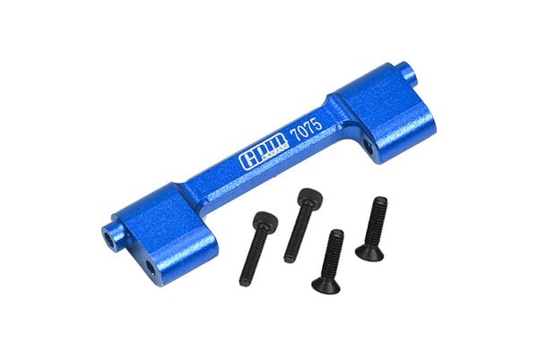 Aluminum 7075 Center Top Crossbar For Losi 1/18 Mini LMT 4X4 Brushed Monster Truck RTR-LOS01026 Upgrade Parts - Blue