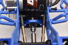 Aluminum 7075 Hoop Crossbar For Losi 1/18 Mini LMT 4X4 Brushed Monster Truck RTR-LOS01026 Upgrade Parts - Blue