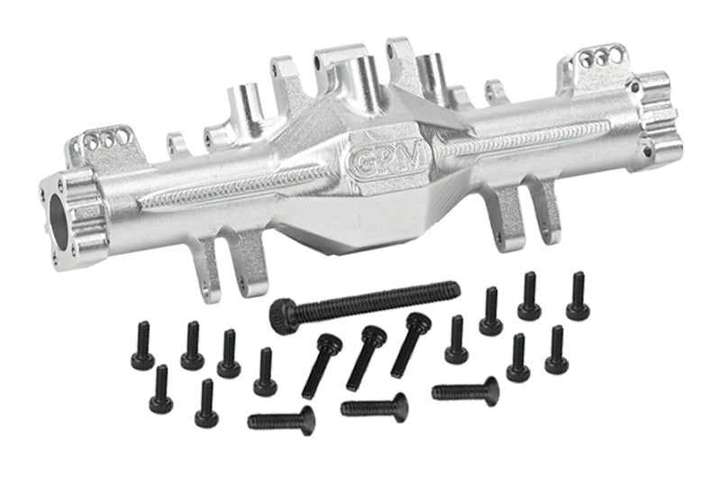 Aluminum 7075 Quick Release Front Axle Housing Set For Losi 1/18 Mini LMT 4X4 Brushed Monster Truck RTR-LOS01026 Upgrades - Silver