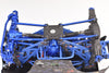 Aluminum 7075 Upper 4-Link Bar Set For Losi 1/18 Mini LMT 4X4 Brushed Monster Truck RTR-LOS01026 Upgrade Parts - Blue