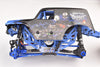 Aluminum 7075 Upper 4-Link Bar Set For Losi 1/18 Mini LMT 4X4 Brushed Monster Truck RTR-LOS01026 Upgrade Parts - Blue