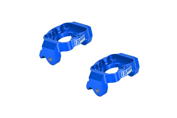 Aluminum 7075 Front C Hubs For Losi 1/18 Mini LMT 4X4 Brushed Monster Truck RTR-LOS01026 Upgrade Parts - Blue