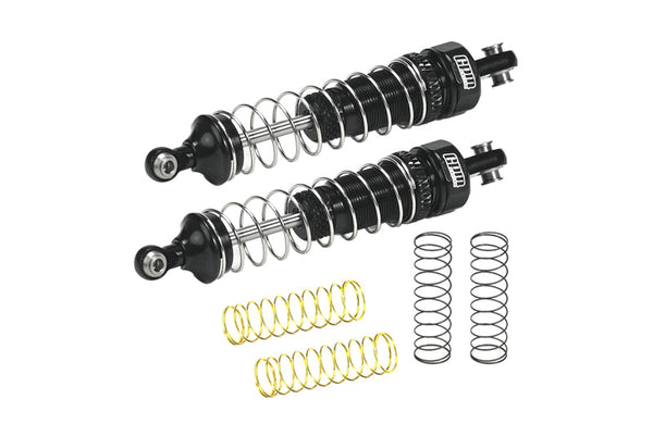 Aluminum 6061 Front Or Rear Shocks For Losi 1/18 Mini LMT 4X4 Brushed Monster Truck RTR-LOS01026 Upgrade Parts - Black