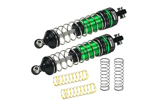 Aluminum 6061 Front Or Rear Shocks For Losi 1/18 Mini LMT 4X4 Brushed Monster Truck RTR-LOS01026 Upgrade Parts - Green