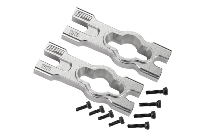 Aluminum 7075 Body Mount Cross Bar For Losi 1/18 Mini LMT 4X4 Brushed Monster Truck RTR-LOS01026 Upgrade Parts - Silver